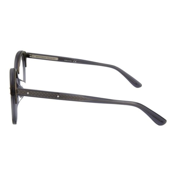 Bottega Veneta Womens Round/Oval Grey Grey Transparent Fashion Designer Eyewear - Picture 3 of 4